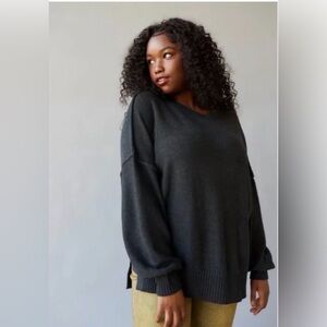 BDG Charlie Pullover Sweater NWT Size S Gray